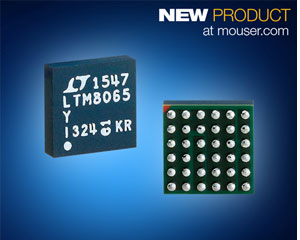 마우저, ADI의 스텝다운 레귤레이터 LTM8065 μModule 공급